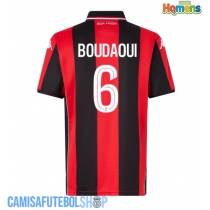 Camisa de time de futebol OGC Nice Hicham Boudaoui #6 Replicas 1º Equipamento 2025-26 Manga Curta